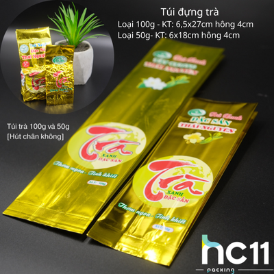 Túi Đựng Trà 200g in