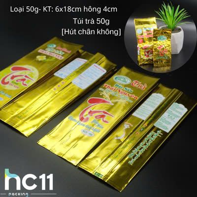 Túi đựng Trà 50g in